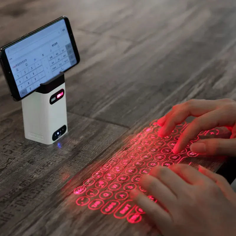 Advanced Virtual Laser Keyboard - Bluetooth Projection with Mouse Function & Power Bank