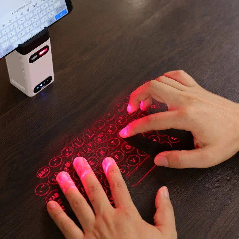 Advanced Virtual Laser Keyboard - Bluetooth Projection with Mouse Function & Power Bank