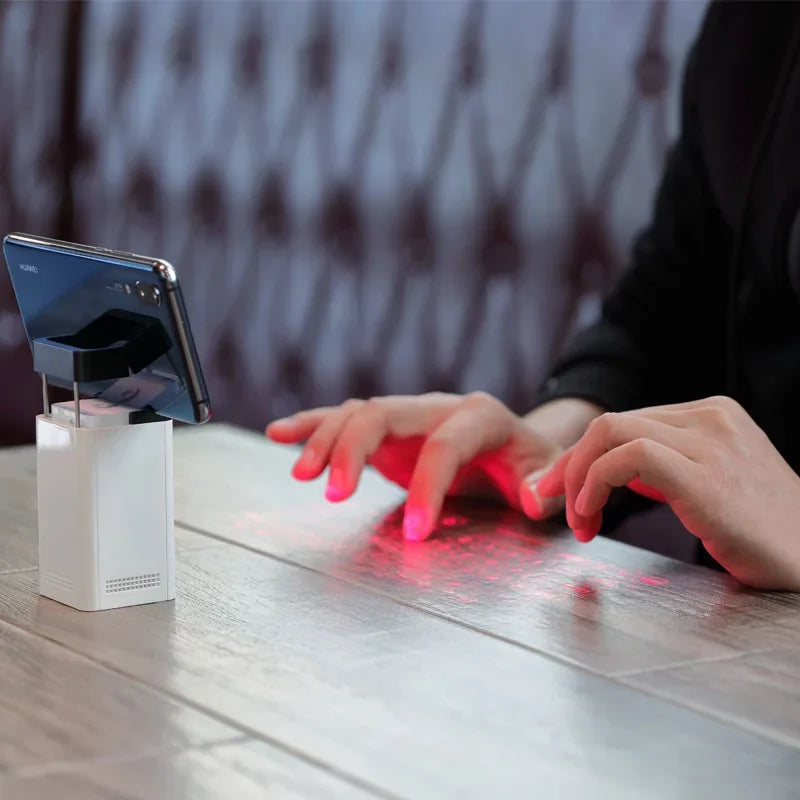Advanced Virtual Laser Keyboard - Bluetooth Projection with Mouse Function & Power Bank